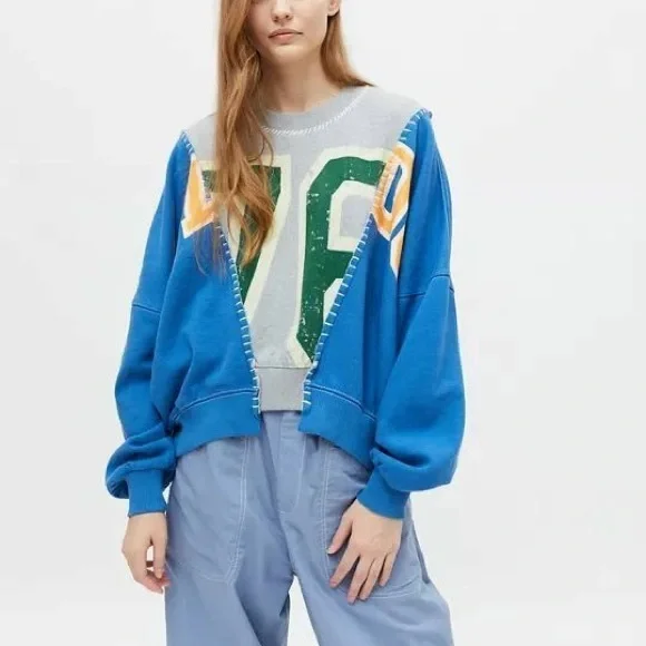 BDG Multicolor Graphic Sweatshirt - Picture 2 of 7